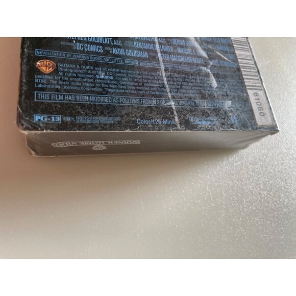 Batman & Robin VHS Sealed New George Clooney Arnold Schwarzenegger Uma Thurman A - Picture 7 of 7